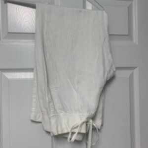 Lilly Pulitzer White Linen Beach Pant